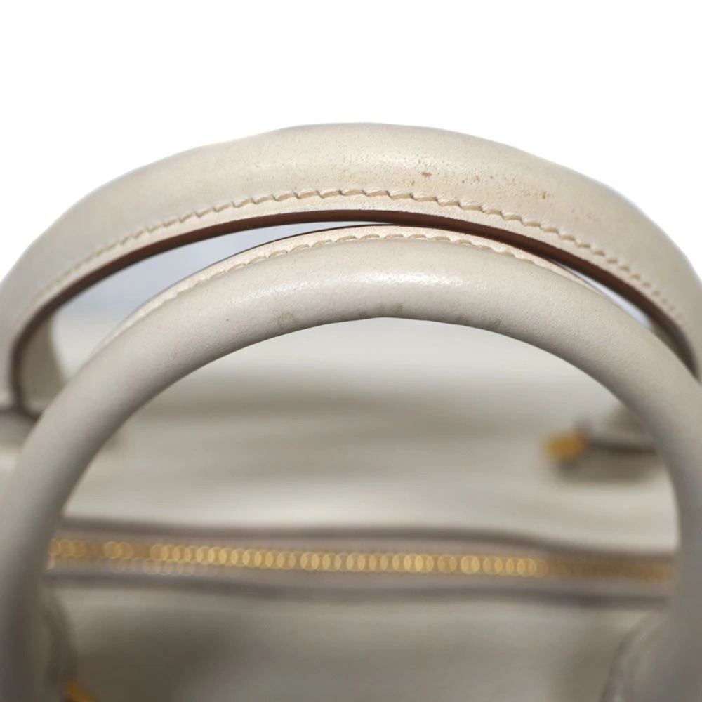 PRADA Tote Bag Shoulder Handbag White - Picture 7 of 11